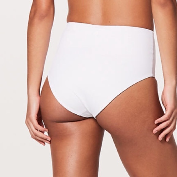 NWT LULULEMON DEEP SEA HIGH WAIST BOTTOM WHITE - Picture 5 of 6